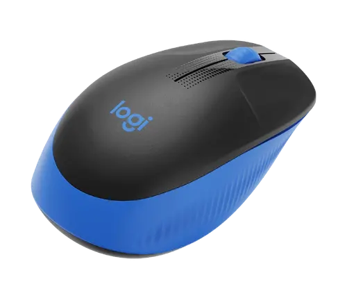 Mouse, Logitech M190 mouse fără fir full-size - ALBASTRU - 2.4GHZ - N/A - EMEA - M190 - 1