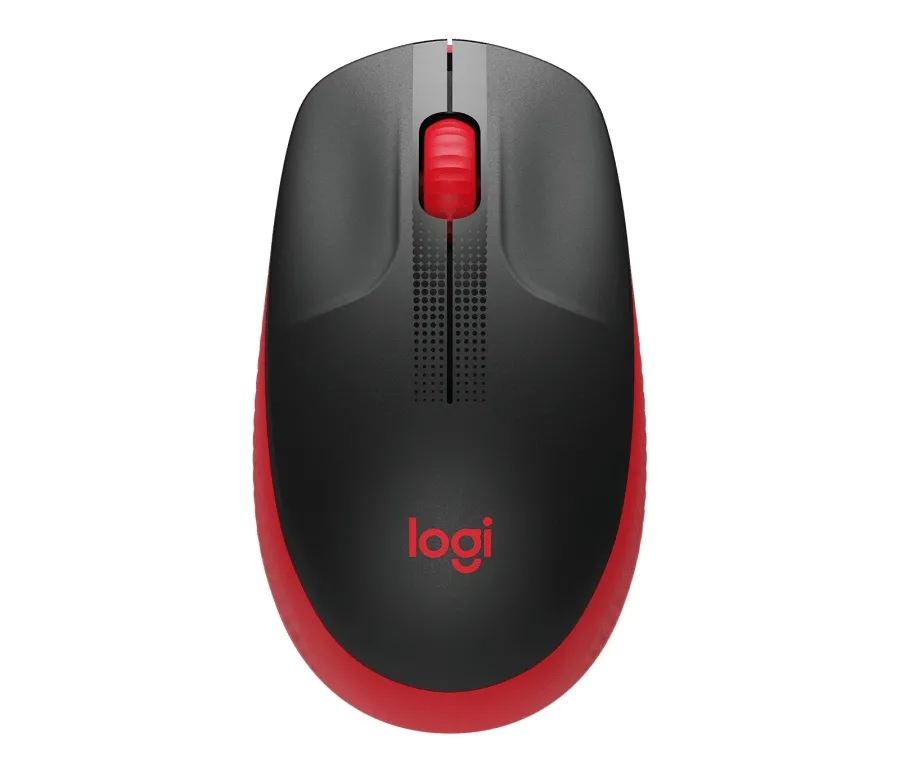 Мишка, Logitech M190 Full-size wireless mouse - RED - 2.4GHZ - N/A - EMEA - M190