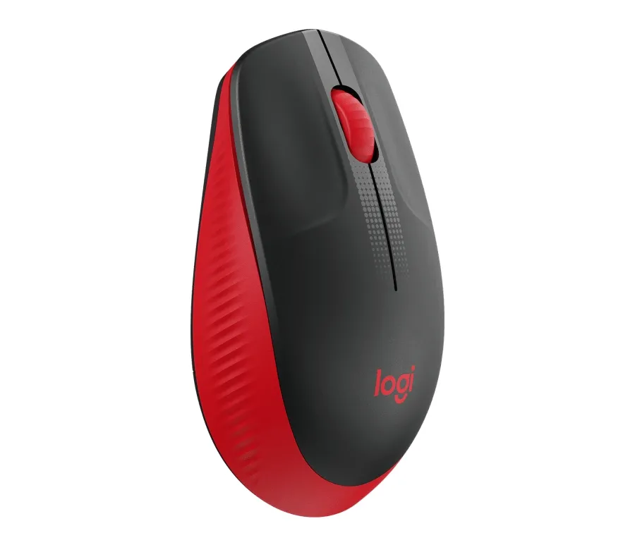 Мишка, Logitech M190 Full-size wireless mouse - RED - 2.4GHZ - N/A - EMEA - M190 - image 1