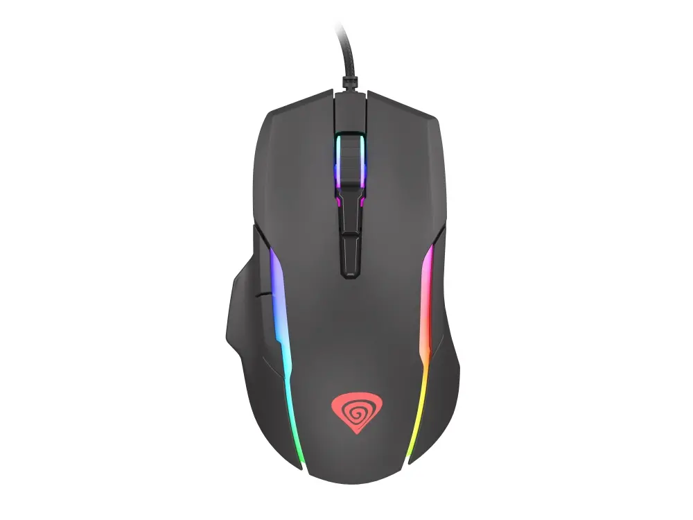 Mouse, Genesis Gaming Mouse Xenon 220 6400dpi cu software, iluminat, negru