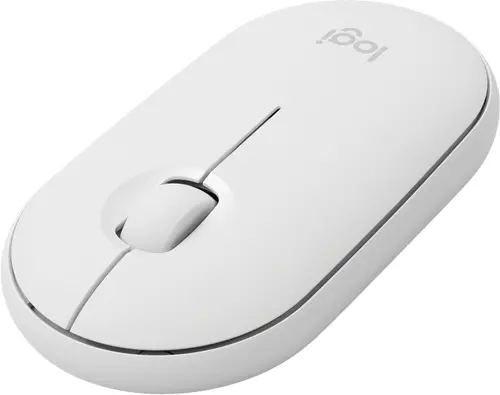 Мишка, Logitech Pebble M350 Wireless Mouse - OFF-WHITE - image 1