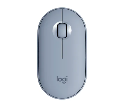 Мишка, Logitech Pebble M350 Wireless Mouse - Blue Grey - EMEA