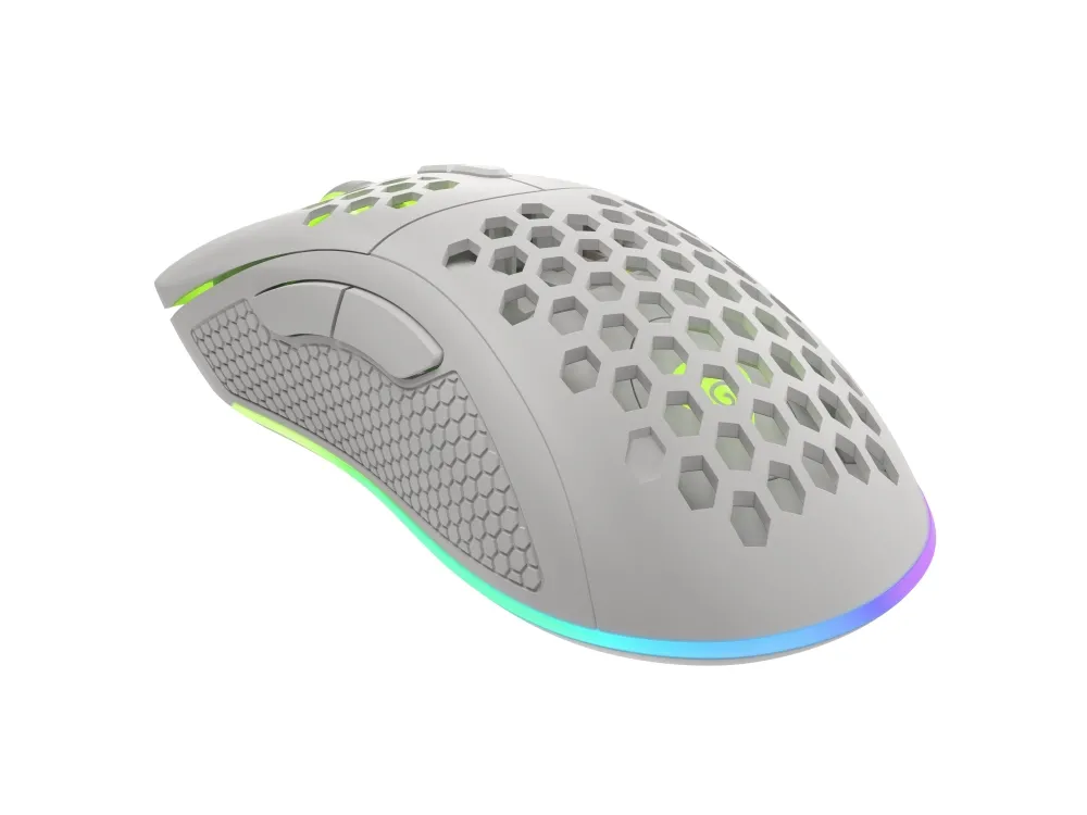 Мишка, Genesis Light Weight Gaming Mouse Krypton 550 8000 DPI RGB Software White - image 2