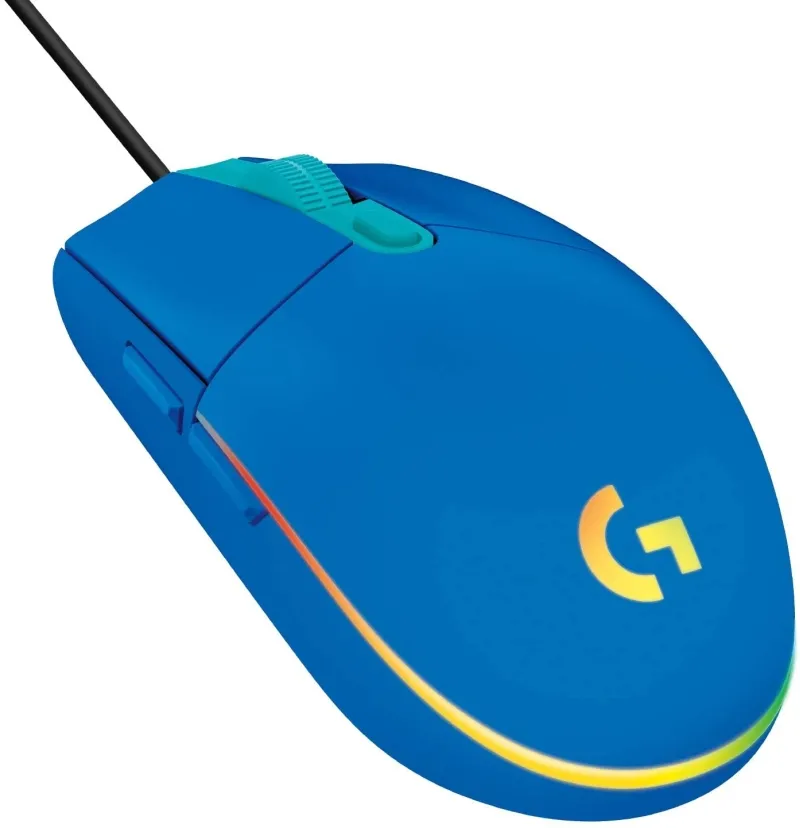 Мишка, Logitech G102 Mouse, Lightsync RGB, 8000 DPI, 6 Programmable Buttons, Blue - image 1