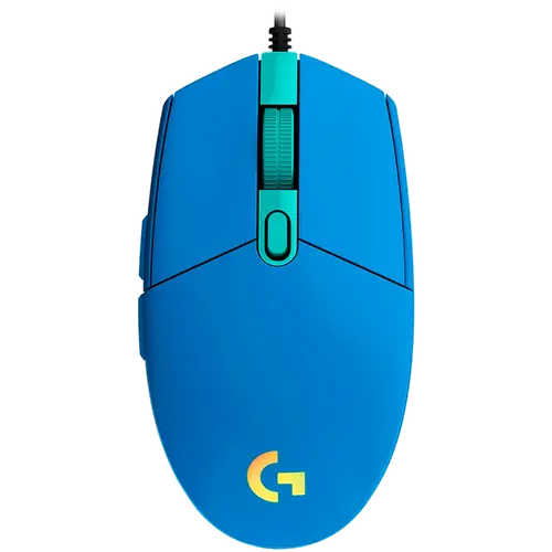 Mouse, Logitech G102 Mouse, Lightsync RGB, 8000 DPI, 6 butoane programabile, albastru - 1