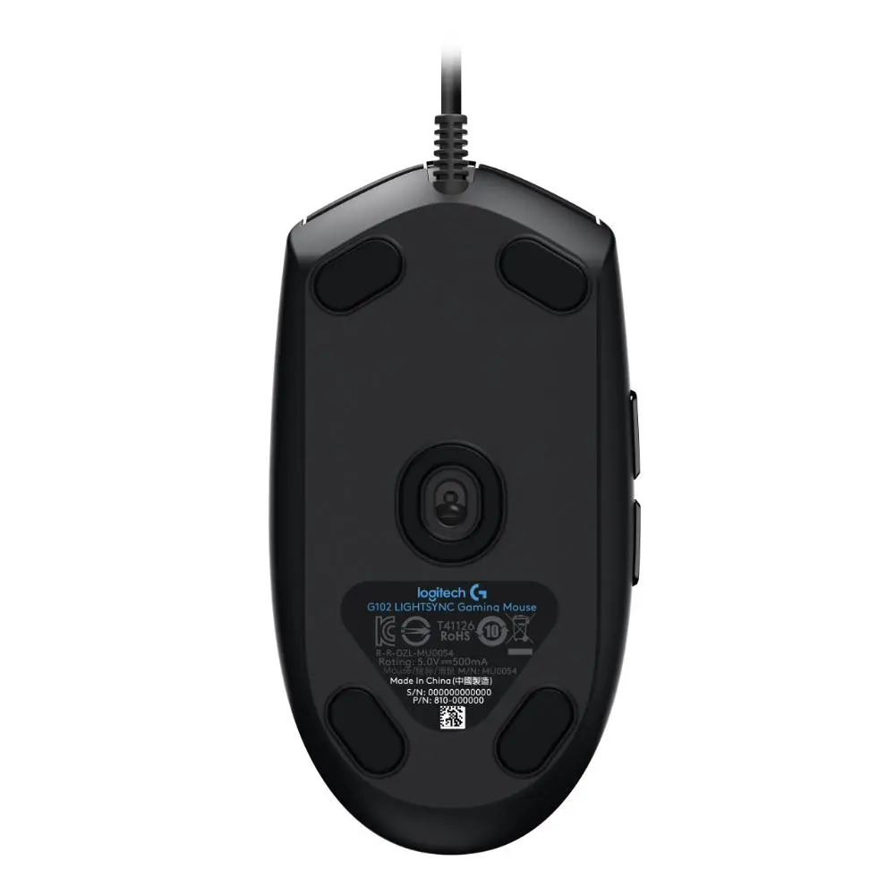 Mouse, Logitech G102 Mouse, Lightsync RGB, 8000 DPI, 6 butoane programabile, negru - image 4