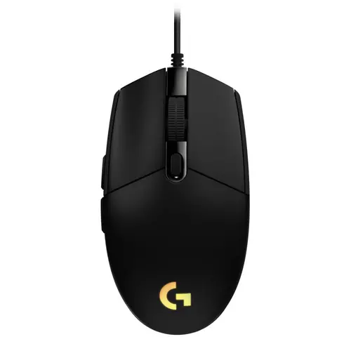 Mouse, Logitech G102 Mouse, Lightsync RGB, 8000 DPI, 6 butoane programabile, negru - 1