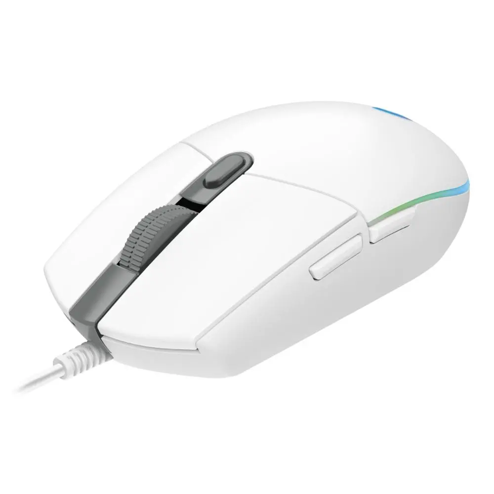 Mouse, Logitech G102 Mouse, Lightsync RGB, 8000 DPI, 6 butoane programabile, alb - image 1