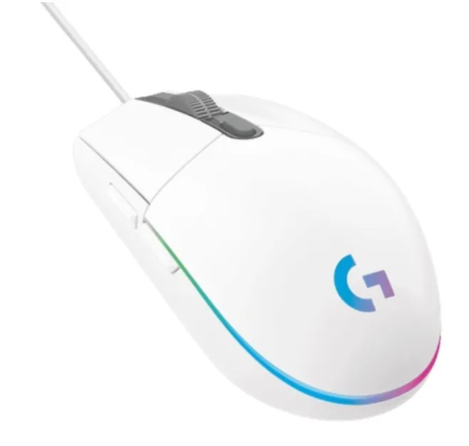 Мишка, Logitech G102 Mouse, Lightsync RGB, 8000 DPI, 6 Programmable Buttons, White - image 1