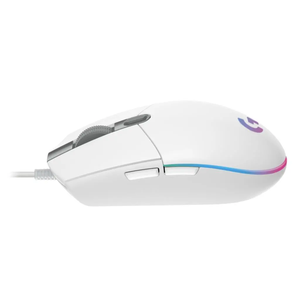 Mouse, Logitech G102 Mouse, Lightsync RGB, 8000 DPI, 6 butoane programabile, alb - image 3
