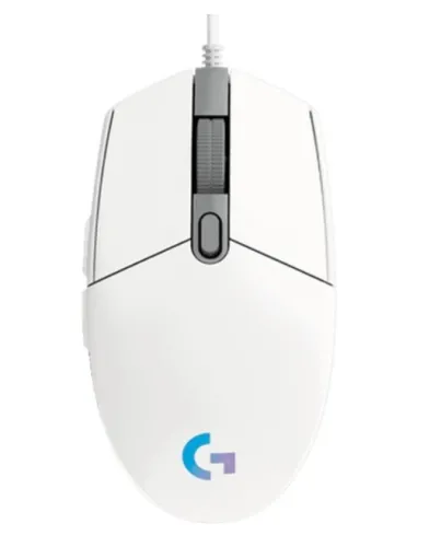 Мишка, Logitech G102 Mouse, Lightsync RGB, 8000 DPI, 6 Programmable Buttons, White