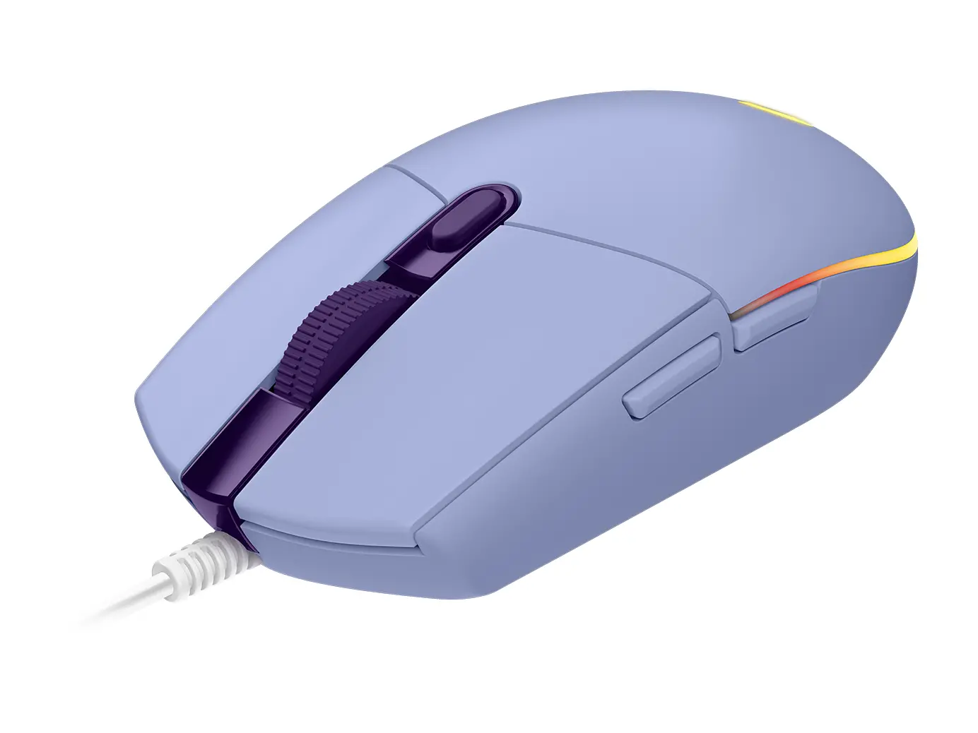 Mouse, Logitech G102 Mouse, Lightsync RGB, 8000 DPI, 6 butoane programabile, lila - image 1