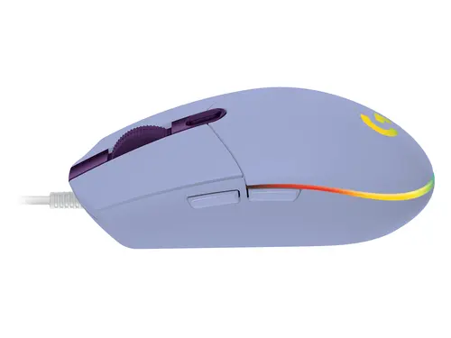 Ποντίκι, Logitech G102 Mouse, Lightsync RGB, 8000 DPI, 6 προγραμματιζόμενα κουμπιά, λιλά - 4