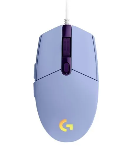 Мишка, Logitech G102 Mouse, Lightsync RGB, 8000 DPI, 6 Programmable Buttons, Lilac