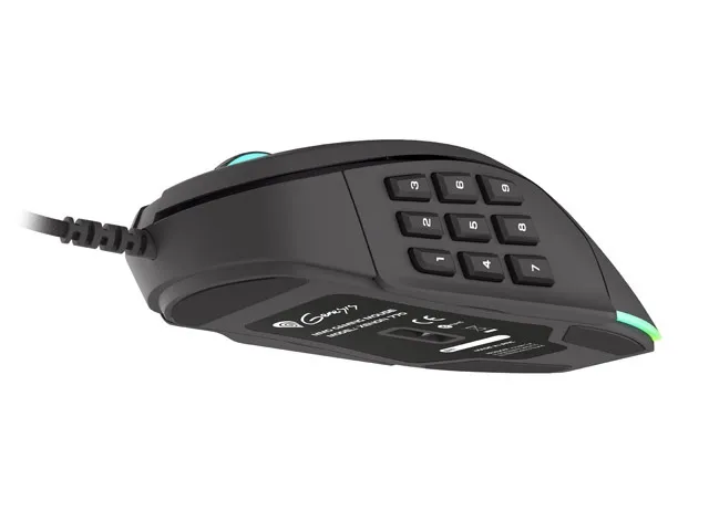 Мишка, Genesis Gaming Mouse Xenon 770, 10 2000dpi, Illuminated Optical, Black - image 8