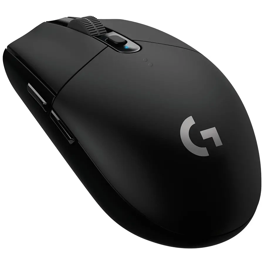 Mouse, Logitech G305 Wireless Mouse, Lightsync RGB, Lightspeed Wireless, HERO 12K DPI Sensor, 400 IPS, 6 butoane programabile, negru