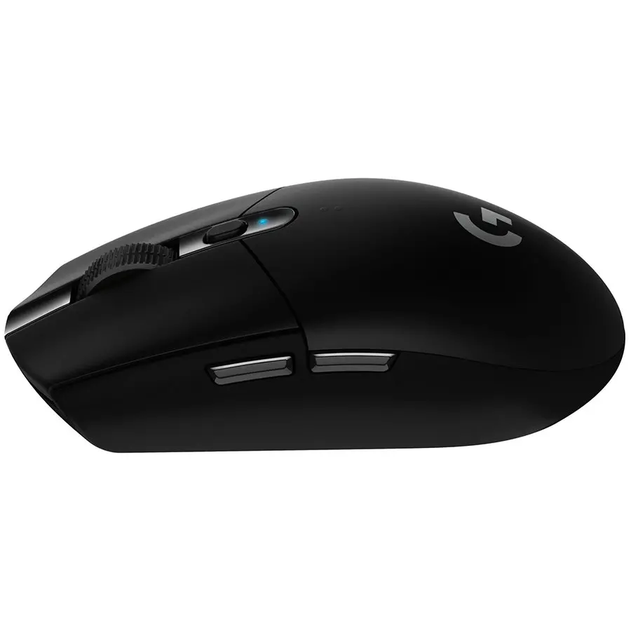 Mouse, Logitech G305 Wireless Mouse, Lightsync RGB, Lightspeed Wireless, HERO 12K DPI Sensor, 400 IPS, 6 butoane programabile, negru - image 1