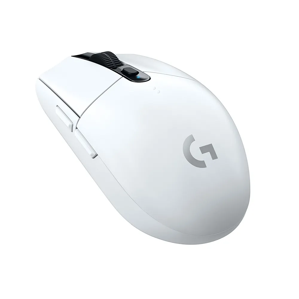 Мишка, Logitech G305 Wireless Mouse, Lightsync RGB, Lightspeed Wireless, HERO 12K DPI Sensor, 400 IPS, 6 Programmable Buttons, White - image 1