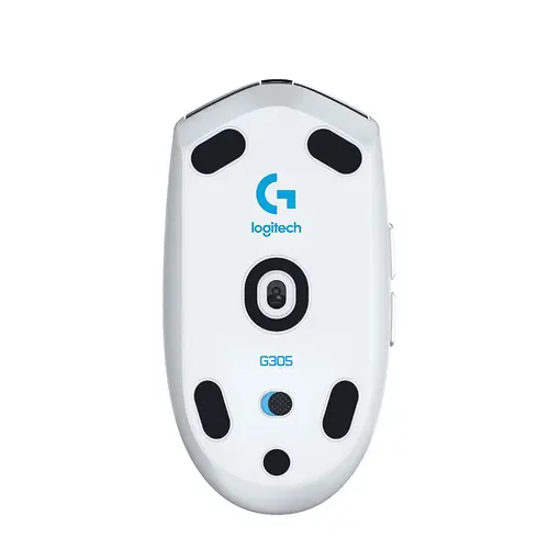 Mouse, Logitech G305 Wireless Mouse, Lightsync RGB, Lightspeed Wireless, HERO 12K DPI Sensor, 400 IPS, 6 butoane programabile, alb - 5