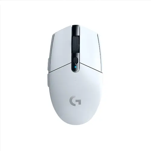 Mouse, Logitech G305 Wireless Mouse, Lightsync RGB, Lightspeed Wireless, HERO 12K DPI Sensor, 400 IPS, 6 butoane programabile, alb - 1