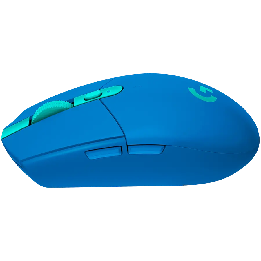 Mouse, Logitech G305 Wireless Mouse, Lightsync RGB, Lightspeed Wireless, HERO 12K DPI Sensor, 400 IPS, 6 butoane programabile, albastru - image 3
