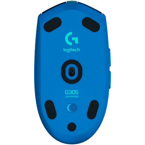 Mouse, Logitech G305 Wireless Mouse, Lightsync RGB, Lightspeed Wireless, HERO 12K DPI Sensor, 400 IPS, 6 butoane programabile, albastru - 5