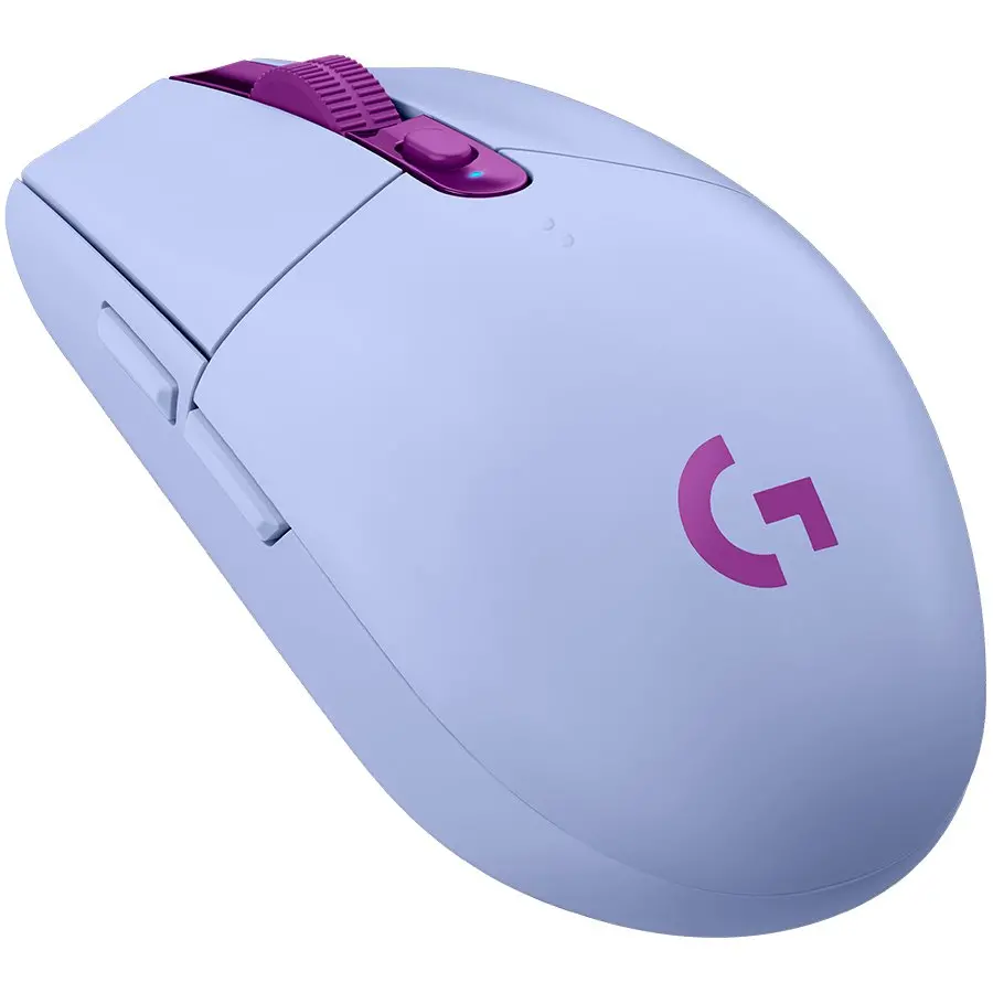 Mouse, Logitech G305 Wireless Mouse, Lightsync RGB, Lightspeed Wireless, HERO 12K DPI Sensor, 400 IPS, 6 butoane programabile, liliac - image 2