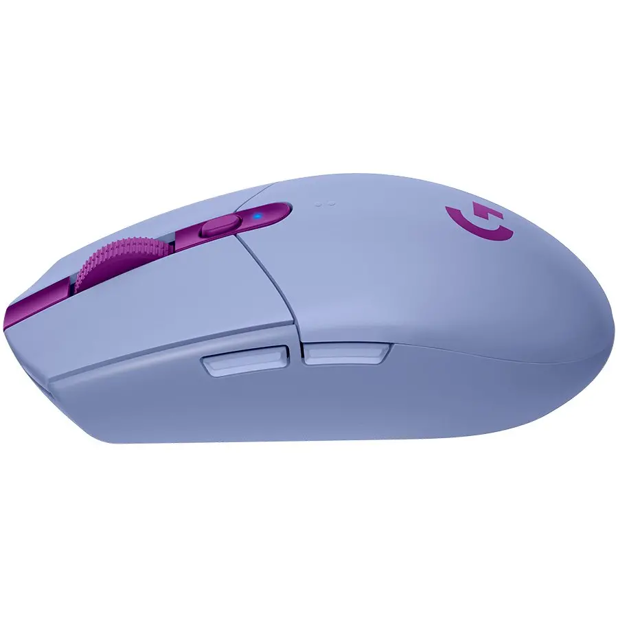 Ποντίκι, Logitech G305 Wireless Mouse, Lightsync RGB, Lightspeed Wireless, HERO 12K DPI Sensor, 400 IPS, 6 προγραμματιζόμενα κουμπιά, λιλά - image 4