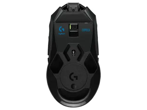 Мишка, Logitech G903 Wireless Mouse, Lightsync RGB, Lightspeed Wireless, HERO 25K DPI Sensor, 400 IPS, Programmable Buttons, 10g Optional Weight, 110g, Black - image 1