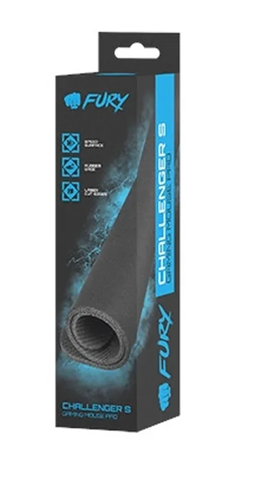 Подложка за мишка, Fury Mouse pad, Challenger L, 400X330MM, Black - image 3