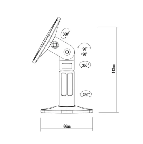 Стойка, Neomounts Speaker Wall- & Ceiling Mount (set of 2 pieces) - image 3