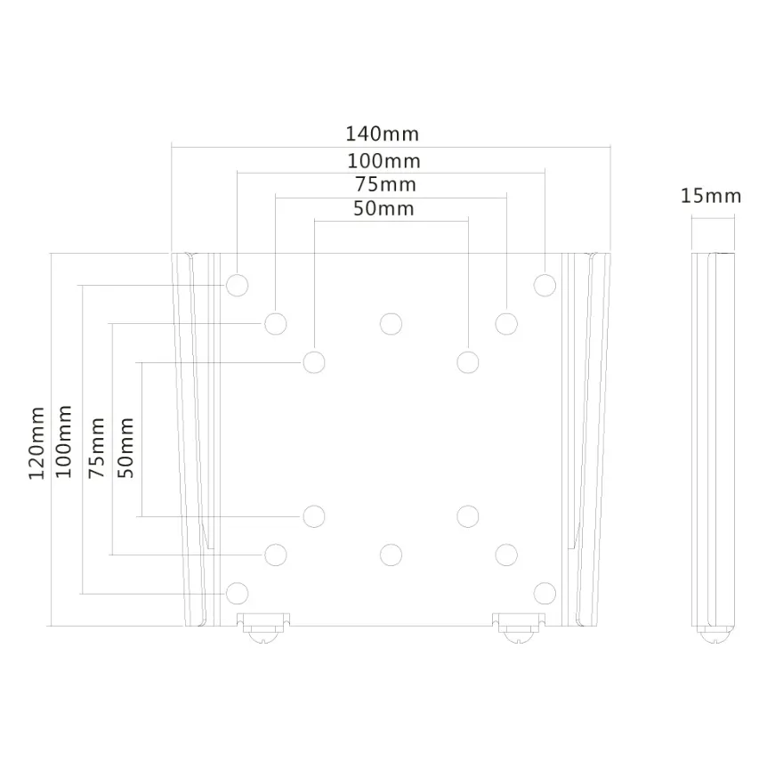 Стойка, Neomounts Flat Screen Wall Mount (fixed, ultrathin) - image 2