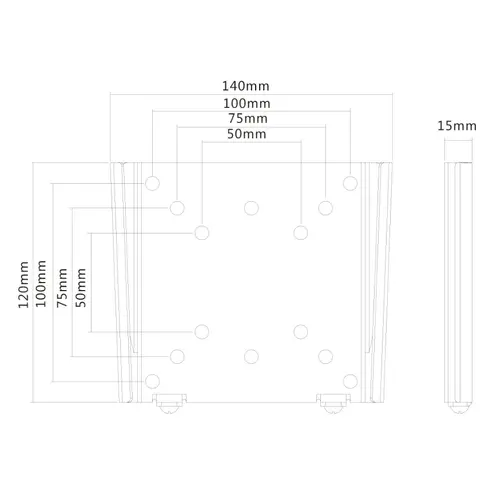Стойка, Neomounts Flat Screen Wall Mount (fixed, ultrathin) - image 2