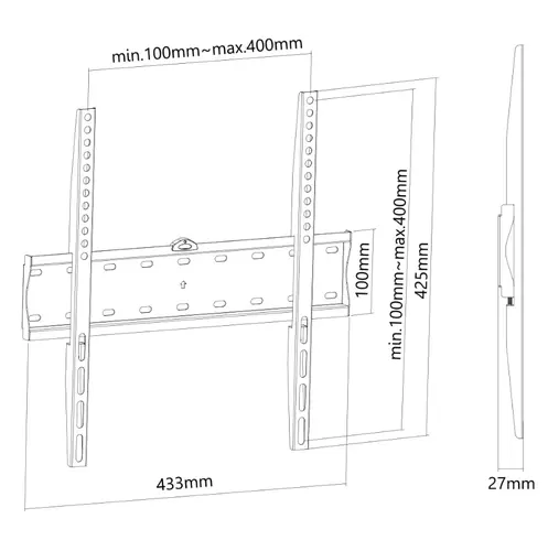 Стойка, Neomounts Flat Screen Wall Mount (fixed) - image 5