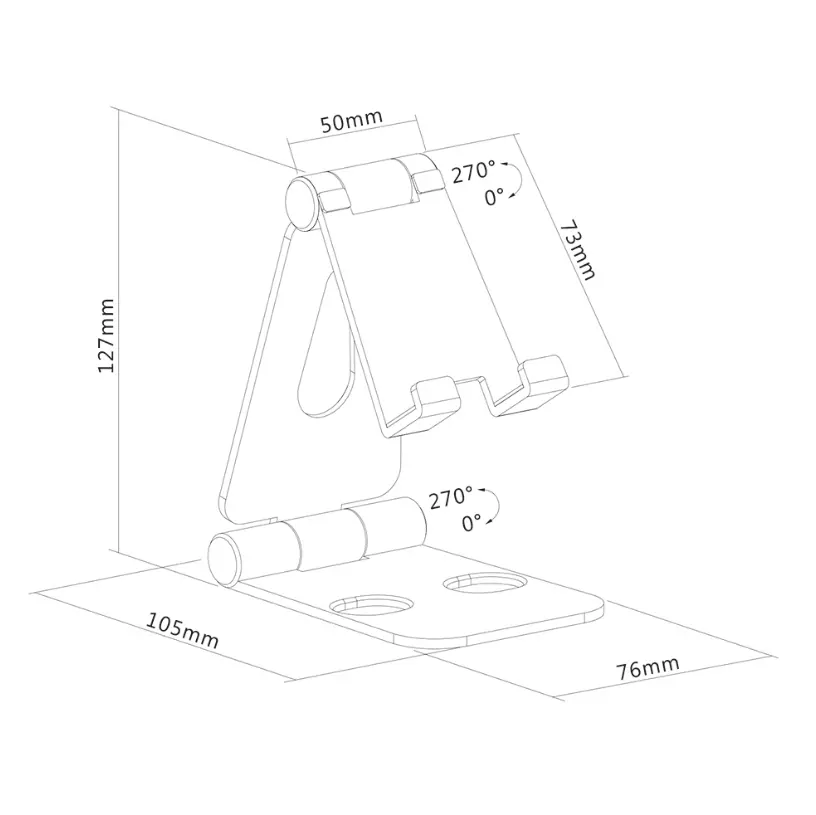 Стойка, Neomounts Phone Desk Stand (suited for phones up to 7") - image 6