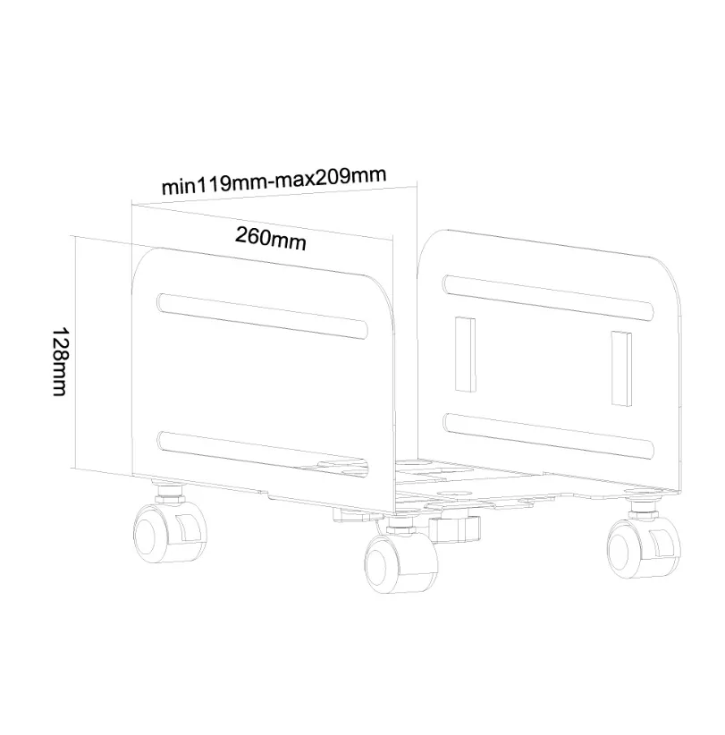 Стойка, Neomounts CPU Holder (mobile / width: 12-21 cm) - image 6