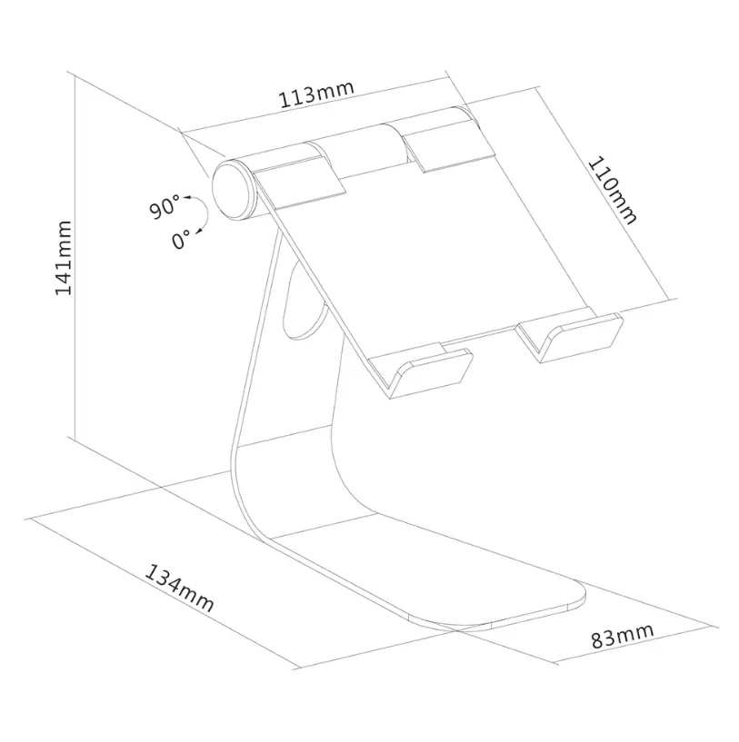 Стойка, Neomounts Tablet Desk Stand (suited for tablets up to 11") - image 4