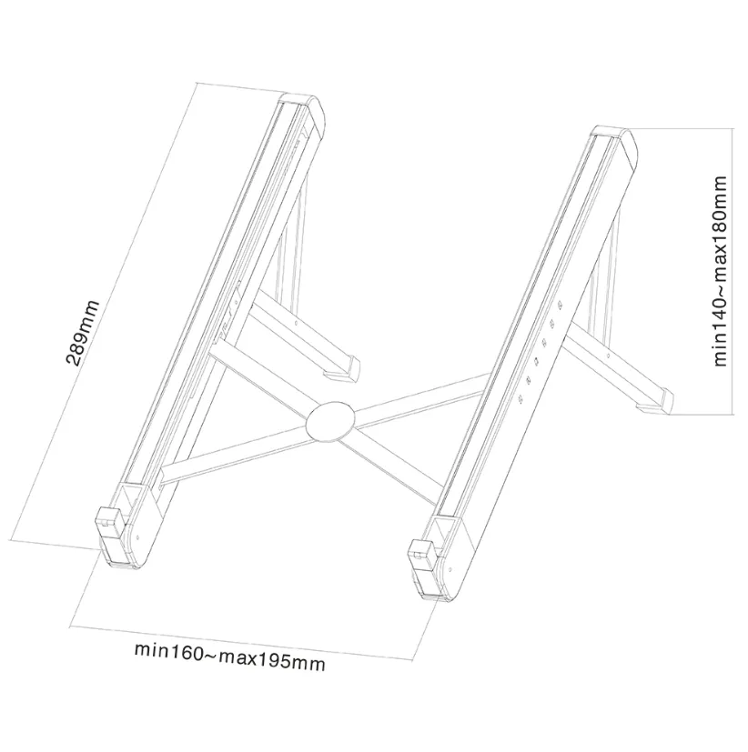 Стойка, Neomounts by NewStar Foldable Notebook Desk Stand (ergonomic) - image 8