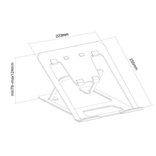 Стойка, Neomounts Notebook Desk Stand (ergonomic) - image 4