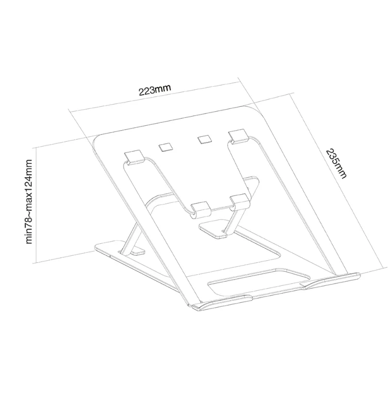 Стойка, Neomounts Notebook Desk Stand (ergonomic) - image 8