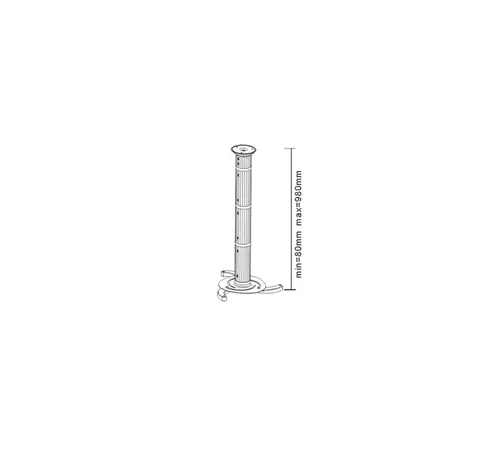 Βάση, Sunne Universal Ceiling Projector Bracket, μέγ.10 kg, 8-98 cm ext - 2