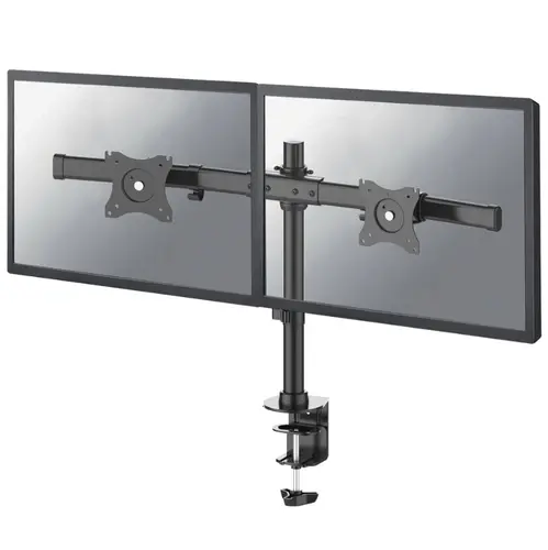 Suport, Neomounts Flat Screen Desk Mount (clamp/grommet) pentru 2 monitoare - Crossbar - 2