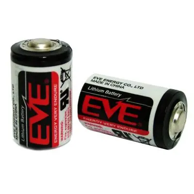Baterie litiu-clorură de tionil EVE 3.6 V 1/2AA ER14250 /STD/ cu buton/ EVE BATTERY