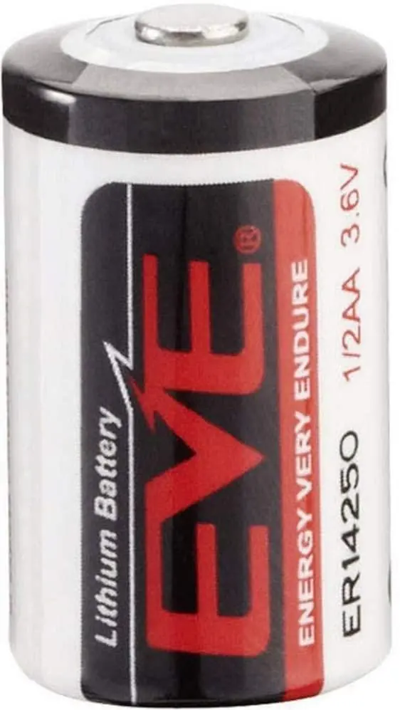 Baterie litiu-clorură de tionil EVE 3.6 V 1/2AA ER14250 /STD/ cu buton/ EVE BATTERY - image 1