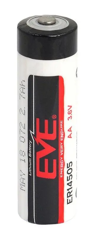 Литиево тионилхлоридна батерия  3,6V AA R6 2,7Ah ER14505 /STD /с пъпка/ EVE BATTERY - image 1