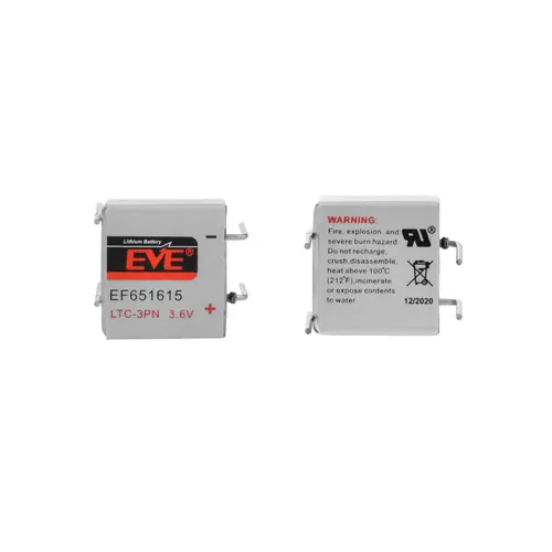Baterie cu clorură de tionil și litiu LTC-3PN EP651615 industrială 3,6V 400mAh EVE BATTERY - 2