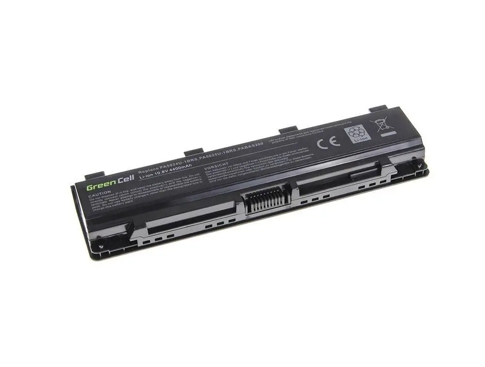 Батерия  за лаптоп GREEN CELL, TOSHIBA PA5023/PA5024 Satellite C850 C855 C870  L850 L855, 10.8V, 4400mAh - image 1