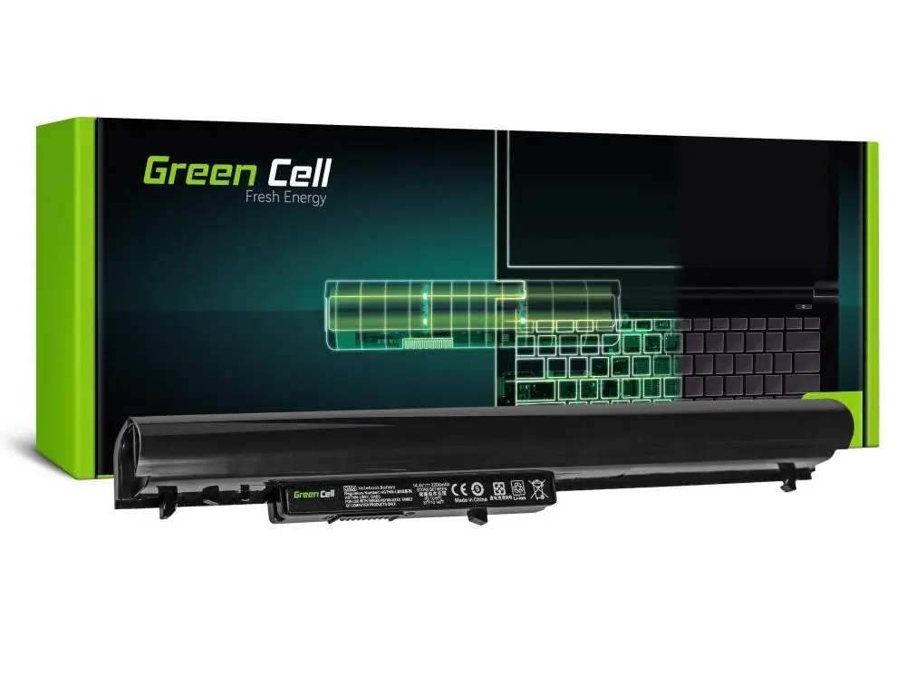 Μπαταρία laptop GREEN CELL, OA04 HSTNN-LB5S / HSTNN-LB5Y για HP 14 15, HP Pavilion 14 15, 14.8V, 2200mAh