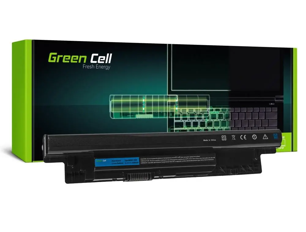 Батерия за лаптоп GREEN CELL, Dell Inspiron 14 3000 15 3000 3521 3537 15R 5521 5537 17 5749 15R, 10.8V, 4400mAh