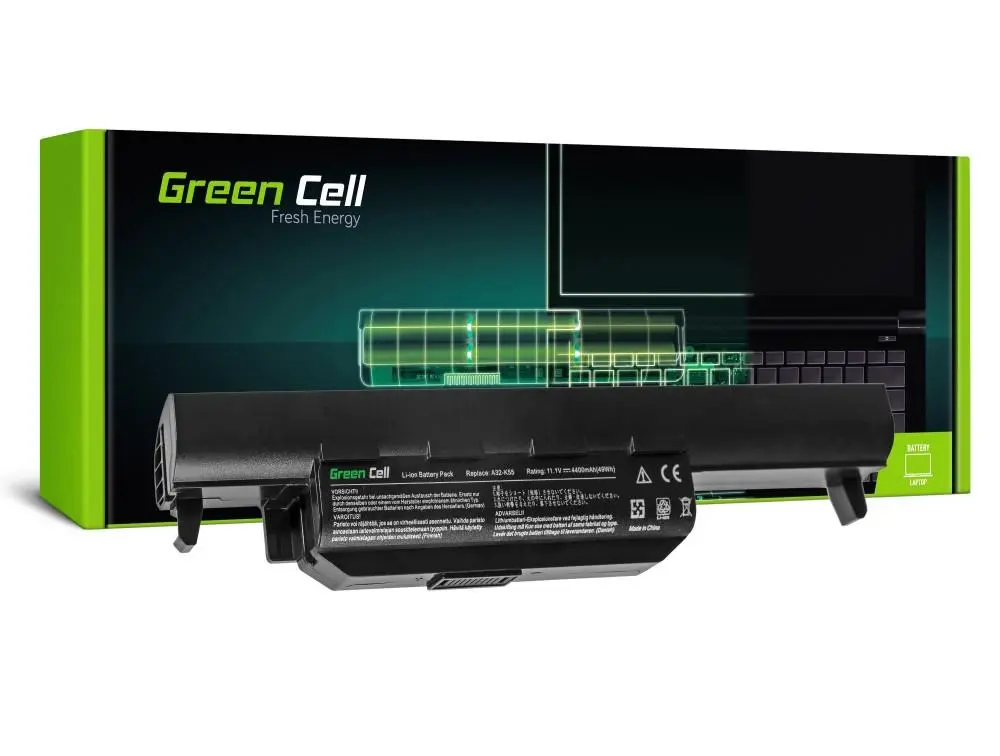 Μπαταρία για λάπτοπ GREEN CELL, ASUS A32-K55